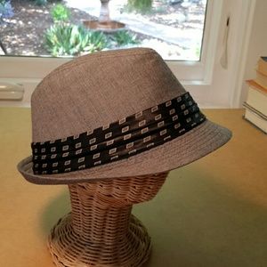 Men's plaid fedora